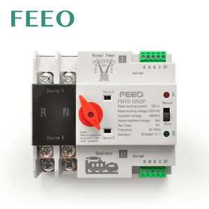 FEEO FNTS-125 2P 400V 125A ATS控制器自动转换开关继电器自动电源转换 - Product Image 3