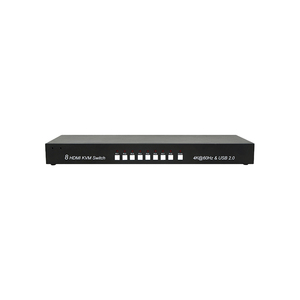 4K 8 Port HDMI <strong>KVM</strong> Switcher 8 <strong>Input</strong> <strong>1</strong> <strong>Output</strong> 8x1 HDMI2.0 <strong>Switch</strong> With USB2.0 HUB