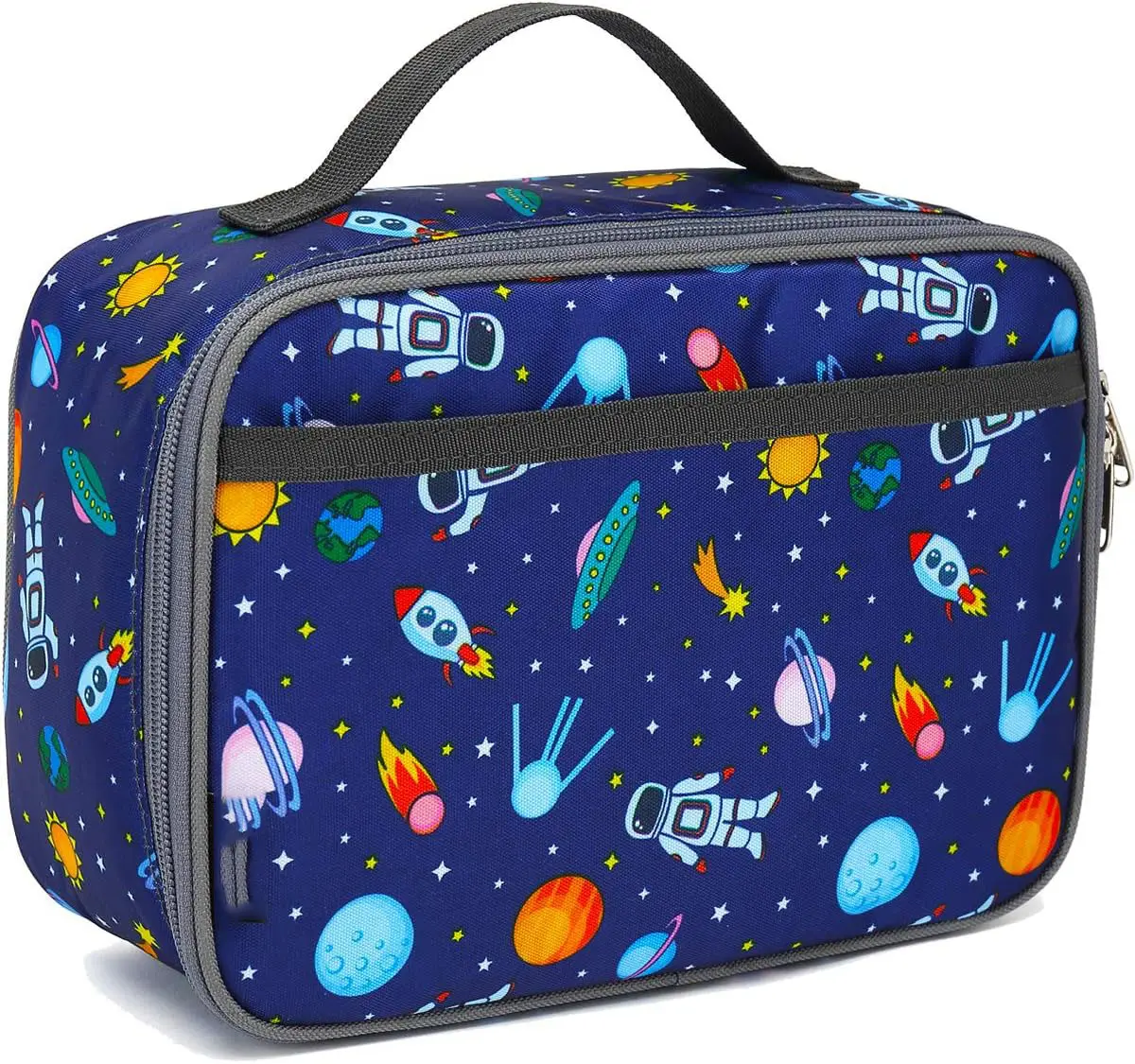 Fiambrera, bolsa suave aislada, Mini nevera para volver a la escuela, comida para Kit térmico para niñas, niños, astronauta