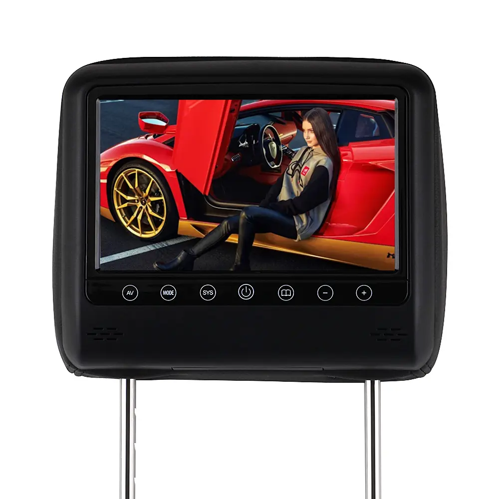 Schermo del poggiatesta del Monitor di pubblicità del video del Taxi di USB 8 pollici con il cuscino