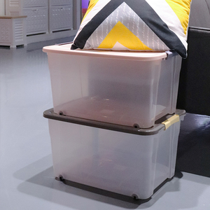 新しい55L特大プラスチックカラフルおもちゃ収納オーガナイザーボックスとコンテナ - Product Image 3