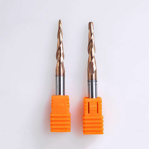 1/4 inç Shank 2D/3D detay gravür yönlendirici Bit ile 3mm ucu çapı top burun Spiral End Mill CNC makinesi freze kesicisi aracı - Product Image 3