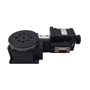 LDTDH-60WS 220V Độ chính xác cao Worm Gear vòng bi quang học cụ cơ giới giai đoạn quay tùy chỉnh giai đoạn quay kim loại - Product Image 1