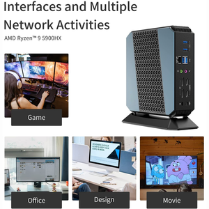 AMD Ryze 9 5900HX 8 Octa Core Mini <strong>Computer</strong> Customized DDR4 Gaming Compact PC <strong>Computer</strong> Win10 Mini <strong>Desktop</strong> PC - Product Image 5
