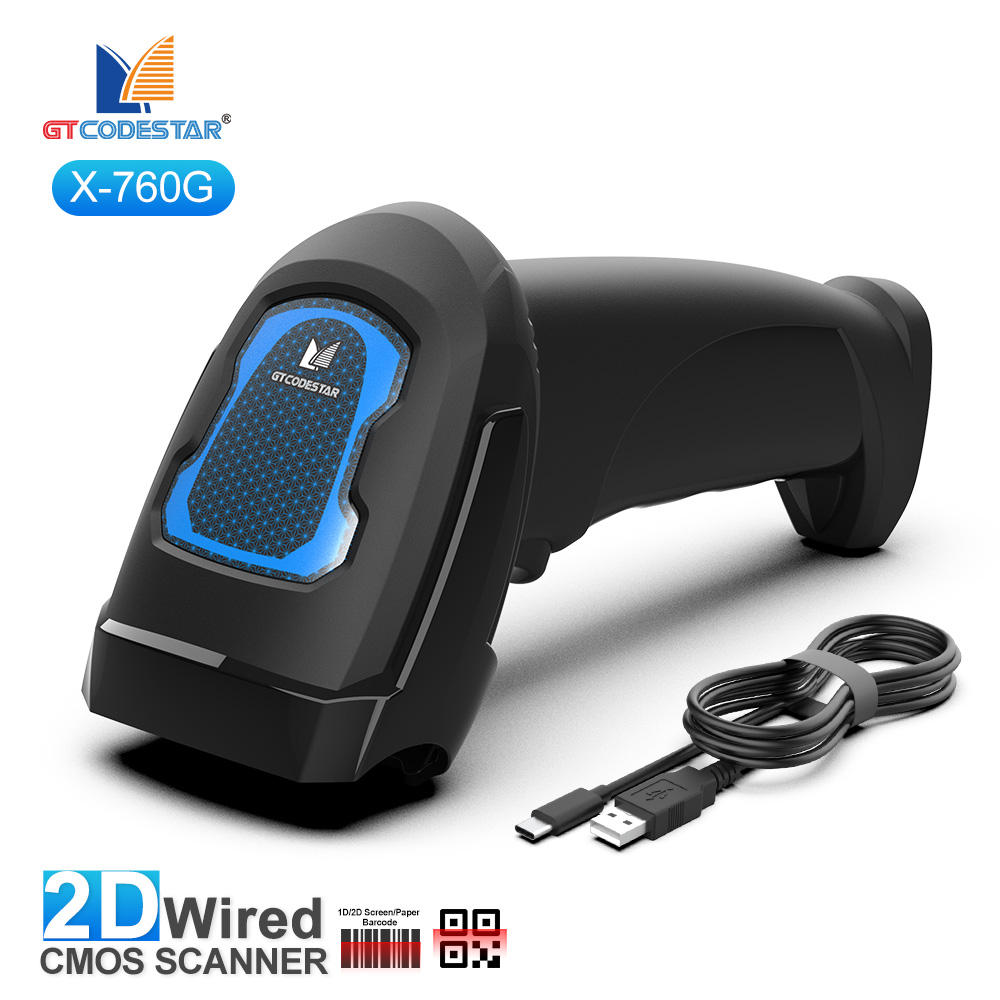 X-760G USB Cableado-Pantalla de papel Código-Tienda/Supermercado