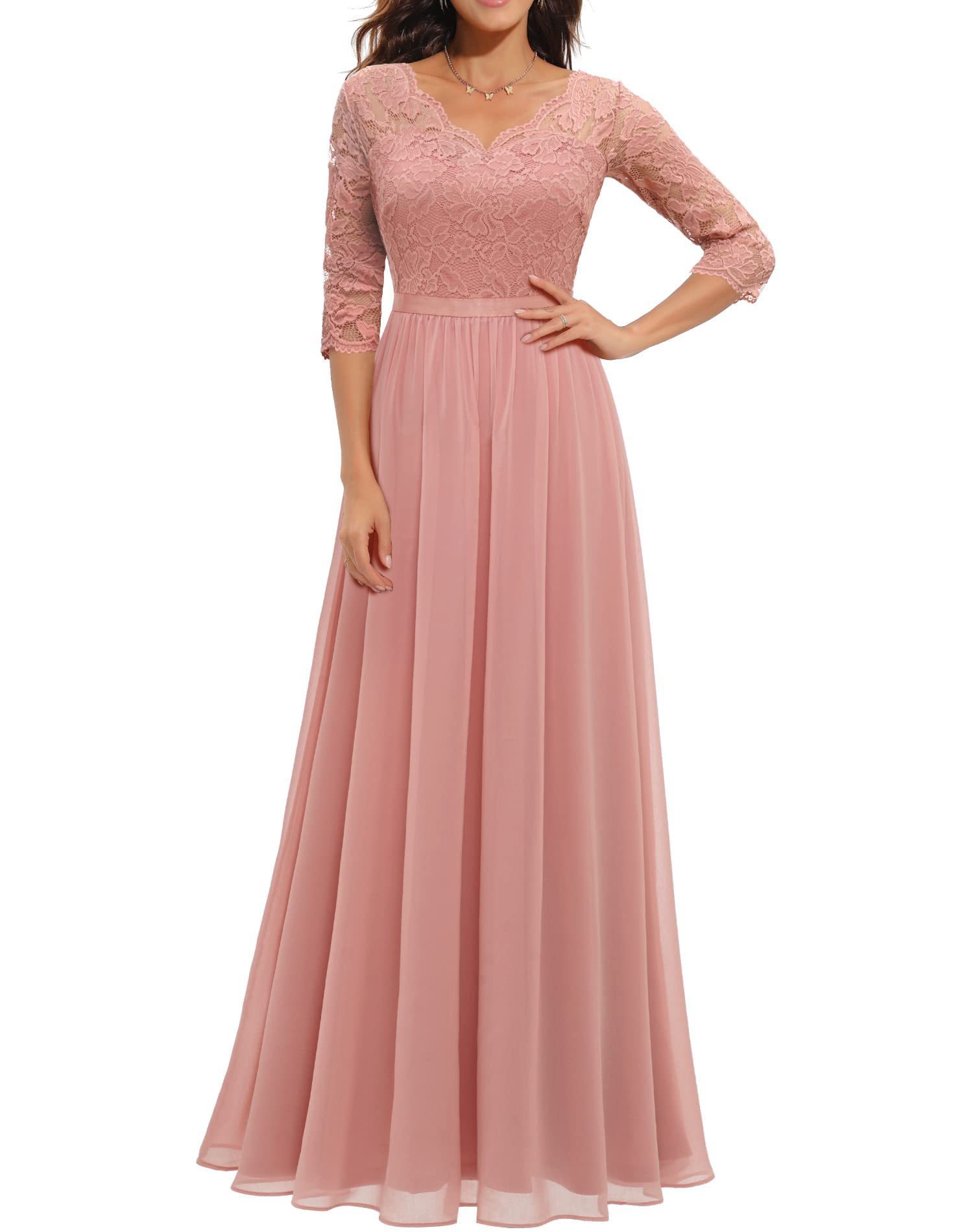 Three-quarter sleeve pink