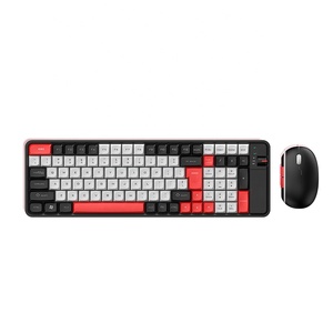 El ratón multifuncional con teclado Bluetooth combina hermosos colores y un juego de ratón y teclado inalámbrico de alta función con un enchufe - Product Image 4