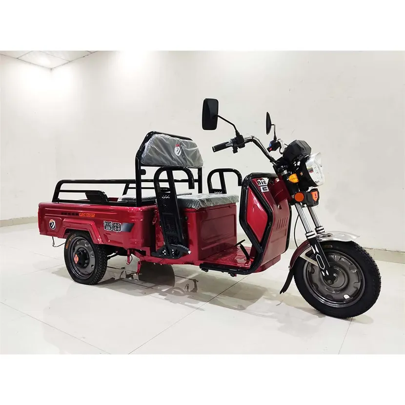 Preiswerter Outdoor rot/blau/grüner Verkauf Motorrad elektrische Dreiräder mit Hersteller individuell angefertigt