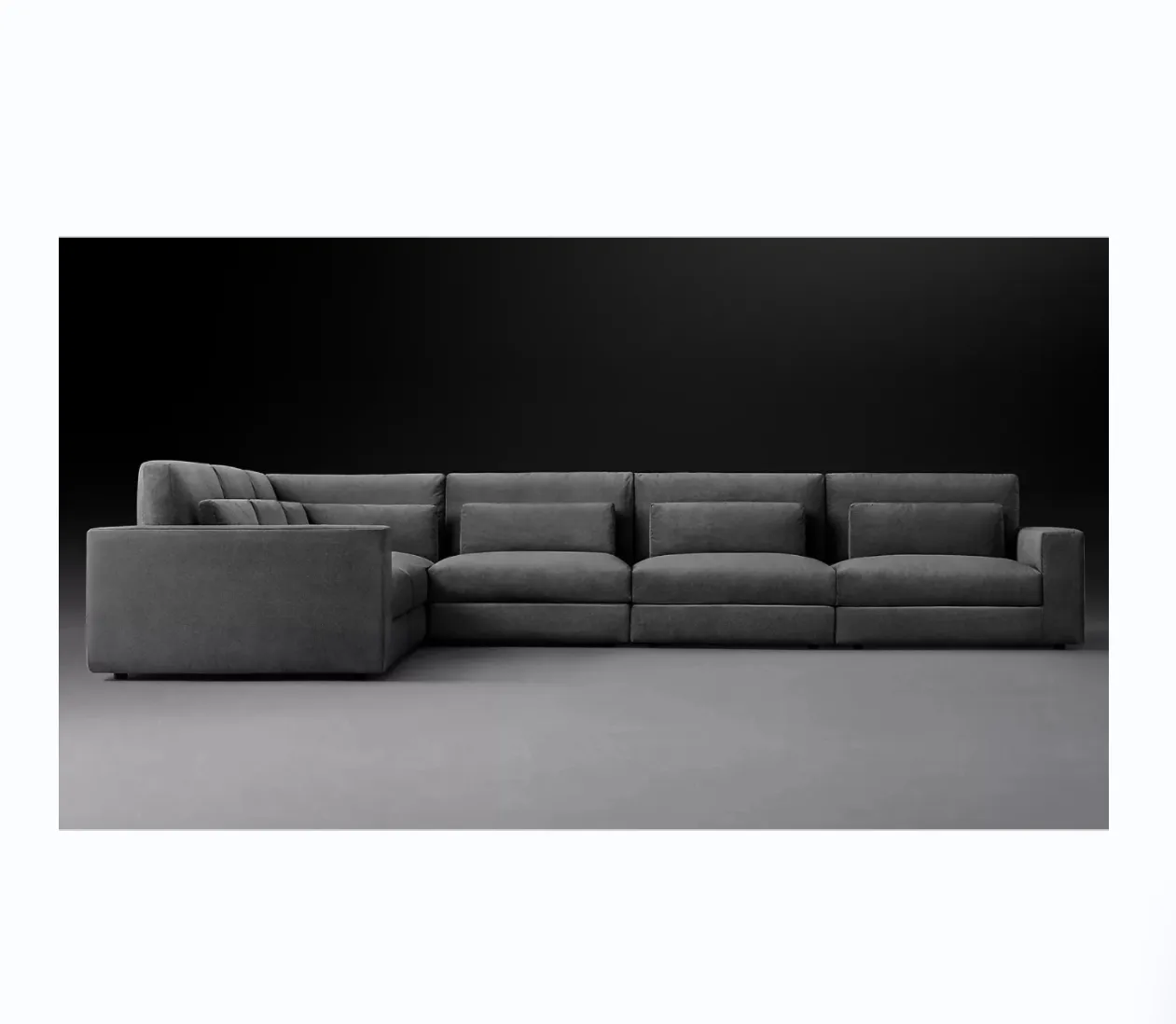 Nhà sản xuất cung cấp sofa cắt Châu Âu cho phòng khách gia đình