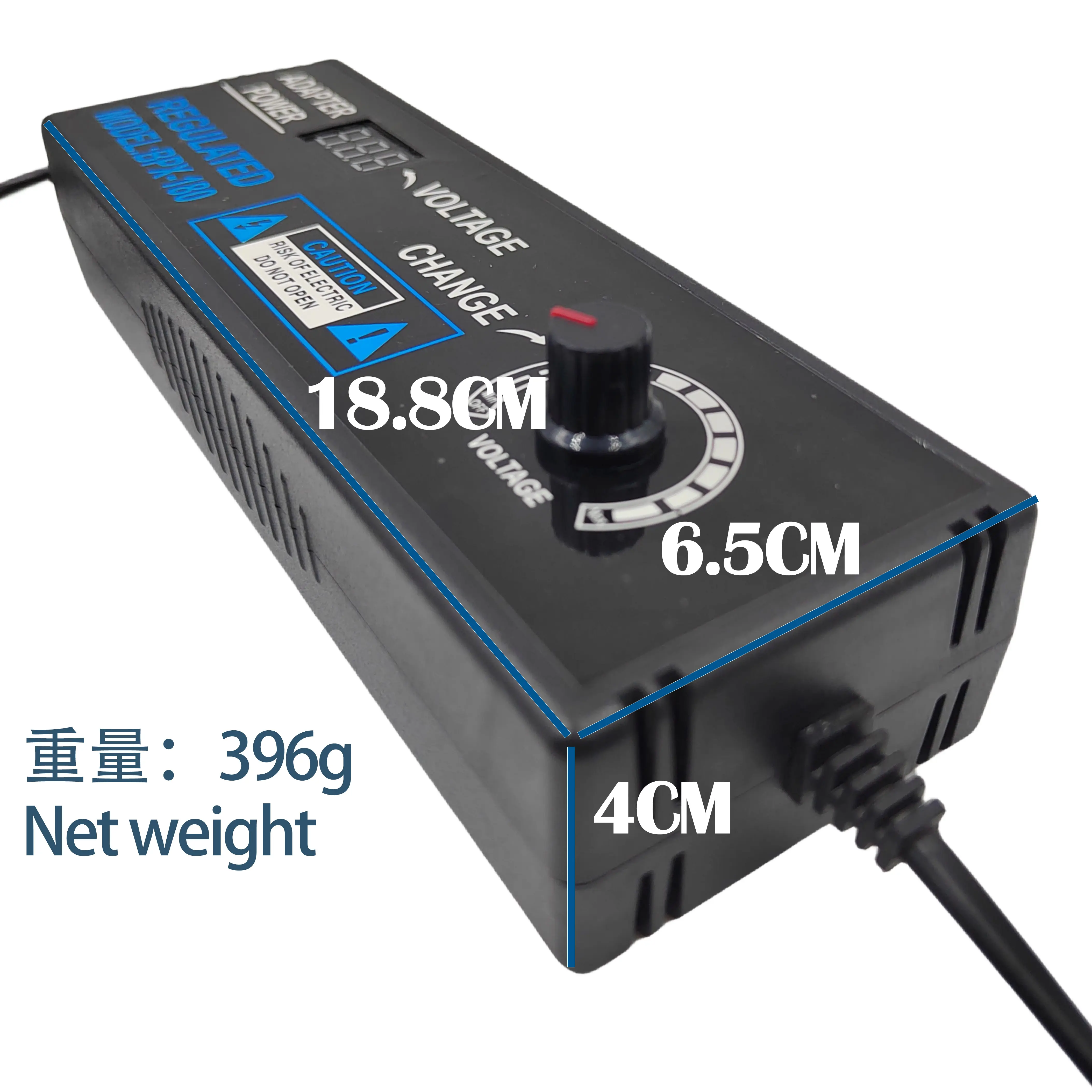 3-24v 5A suplai daya dapat diatur dengan tampilan digital suplai daya 12V uk us eu au pengaturan kecepatan peredupan adaptor daya