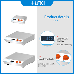 Huxi เครื่องกวนผสมแม่เหล็กใช้ในห้องปฏิบัติการ20L มอเตอร์ไร้แปรงถ่าน100 ~ 240V สำหรับใช้ในการแปรรูปสารเคมี - Product Image 4