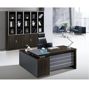 2025 Móveis De Escritório Modernos Mesa De Escritório De Madeira <span class=keywords><strong>Design</strong></span> Mesas Executivas Boss Luxo Em Forma De <span class=keywords><strong>L</strong></span> Gerente CEO Office Desk