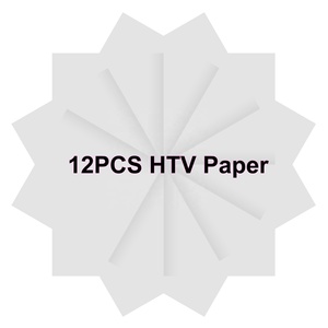 HTV vinil ısı transferi vinil 12 levhalar beyaz 10 "x 12" HTV demir On vinil Cricut için ve siluet <span class=keywords><strong>Cameo</strong></span>