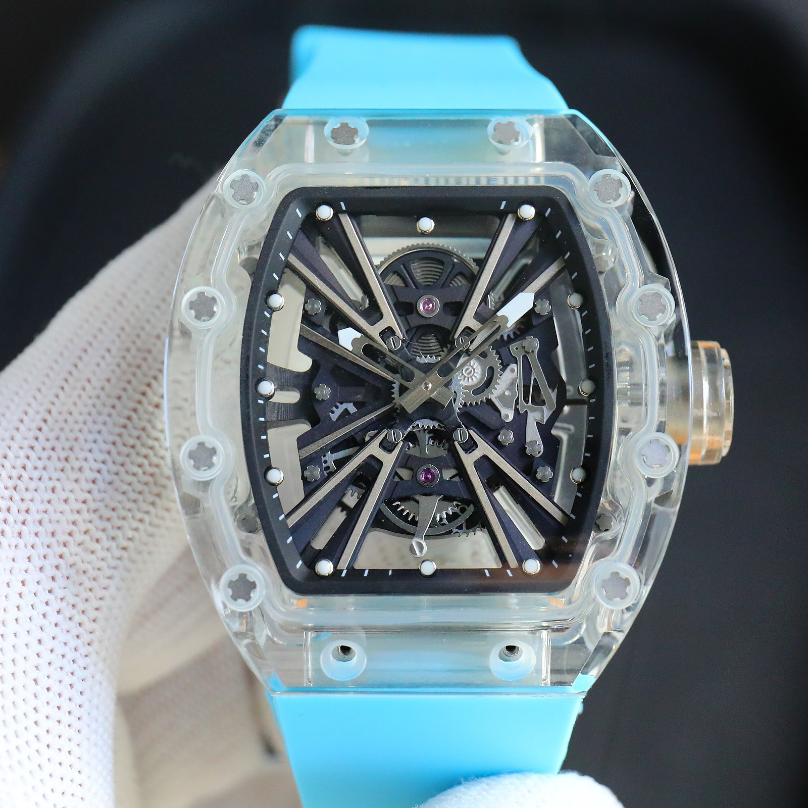 Crystal White Blue