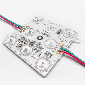 Заводская цена RGBW 8 светодиодных модулей 24 В 1824 DMX512 IC квадрат для рекламы потолочный световой короб - Product Image 1