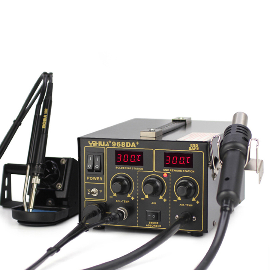 Station de soudage intelligente de ventouse de soudure de 968DA +