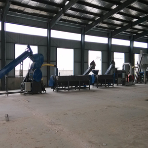 300キログラム/時間HDPE LDPE PP PEプラスチック汚れ農業ポリエステルBOPPフィルムリサイクル洗濯機ライン - Product Image 4