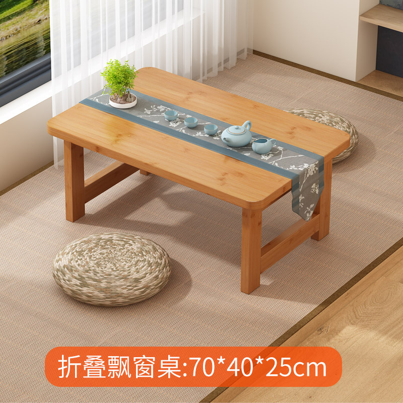 Encantadora mesa plegable para ventana salediza - Color original (70*40*25)