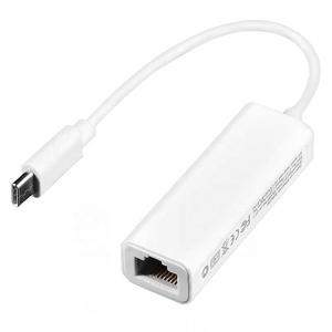 Adaptador convertidor de tarjeta de red con cable USB C tipo C a Ethernet RJ45 Lan 100Mbps - Product Image 1
