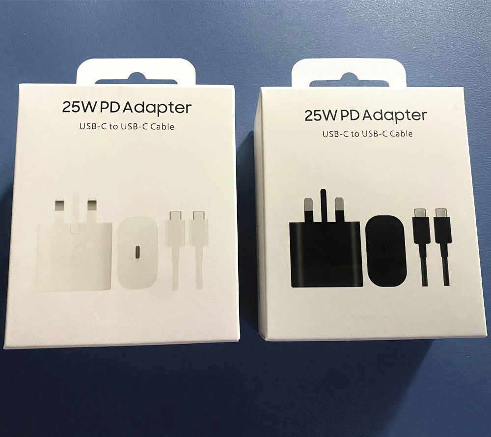 เครื่องชาร์จสหราชอาณาจักร25W + สายเคเบิล