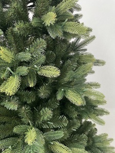 Dural LED Prelit PE/PVC noel yeşil ağaç 10 fonksiyonları 12ft için 4ft için dekore Deluxe tarzı OEM özelleştirilmiş - Product Image 6