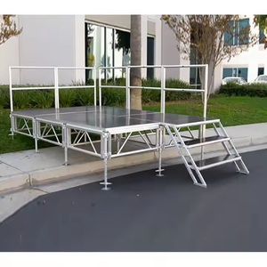 高速構築ポータブルアルミ合金スクエアトラス構造コンサートイベントTUV認定パフォーマンスステージ - Product Image 3