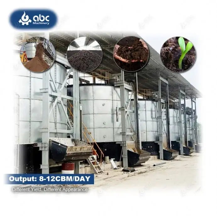 BEST Manufacturer'S Organic Stainless Steel Chicken Manure Fertilizer Industrial Fermentation Tank for Fermenting Manure
