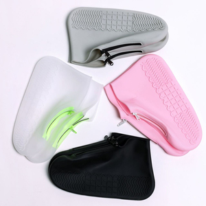 Size M Zipper Silicone <strong>Rain</strong> Shoe <strong>Cover</strong>, Shoe <strong>Rain</strong> <strong>Cover</strong> Waterproof Silicone - Product Image 4