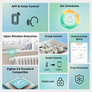 Sonoff trvzb Bee thermostatic วาล์วหม้อน้ำสำหรับสมาร์ท ZigBee ทำงานกับผู้ช่วยที่บ้าน - Product Image 6