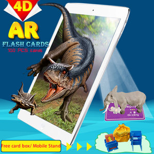 ARフラッシュカード多機能3DAR教育学習4Dマジックカード子供用教育動物おもちゃカード - Product Image 2