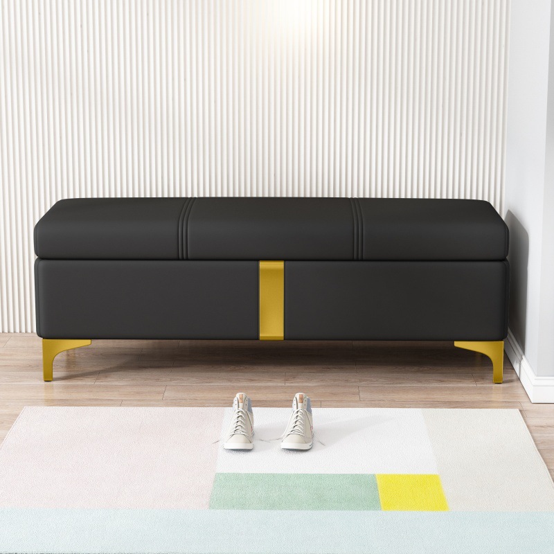 Black (with gold-toned Nappa leather base)