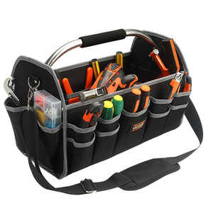 Custom Logo Heavy Duty <strong>Tool</strong> Organizer for Electricians Work Kit Open Top Softsided <strong>16</strong> Inch Foldable Storage <strong>Tool</strong> <strong>Bag</strong> - Product Image 2