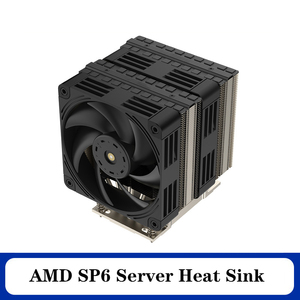 ヒートシンクAMD SP6サーバーヒートシンク空冷ヒートシンクデュアル9025ファン付き - Product Image 2