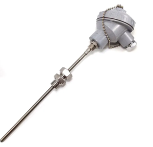 High Precision PT100 PT1000 <strong>Probe</strong> with Thermowell RTD <strong>Temperature</strong> Sensor for HVAC Automation - Product Image 2