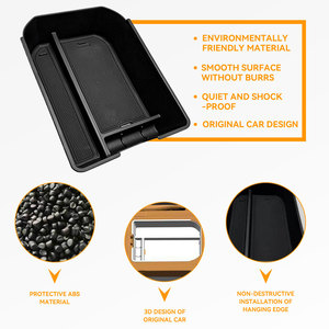 Interior Central Control Storage Box Tray Compatible Armrest Hidden Drawer <strong>Cup</strong> Holder for <strong>Toyota</strong> Land Cruiser Prado 250 - Product Image 3