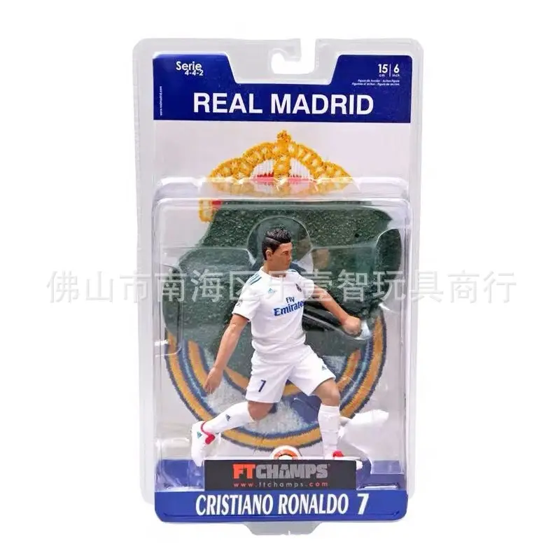 Popular estrella del fútbol español Real Madrid C Robassa Massey decoración conmemorativa modelo hecho a mano en Stock
