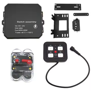 Yeni 4x4 4 Gang anahtarı paneli 12V kontrol kutusu ile kısılabilir LED ON/OFF anahtarı araba Off-Road için - Product Image 4