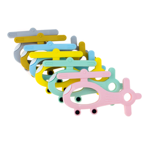 Cấp Thực Phẩm <span class=keywords><strong>Teether</strong></span> Giá Cả Phải Chăng Trẻ Em Của Silicone Máy Bay Trực Thăng <span class=keywords><strong>Teether</strong></span> - Product Image 6