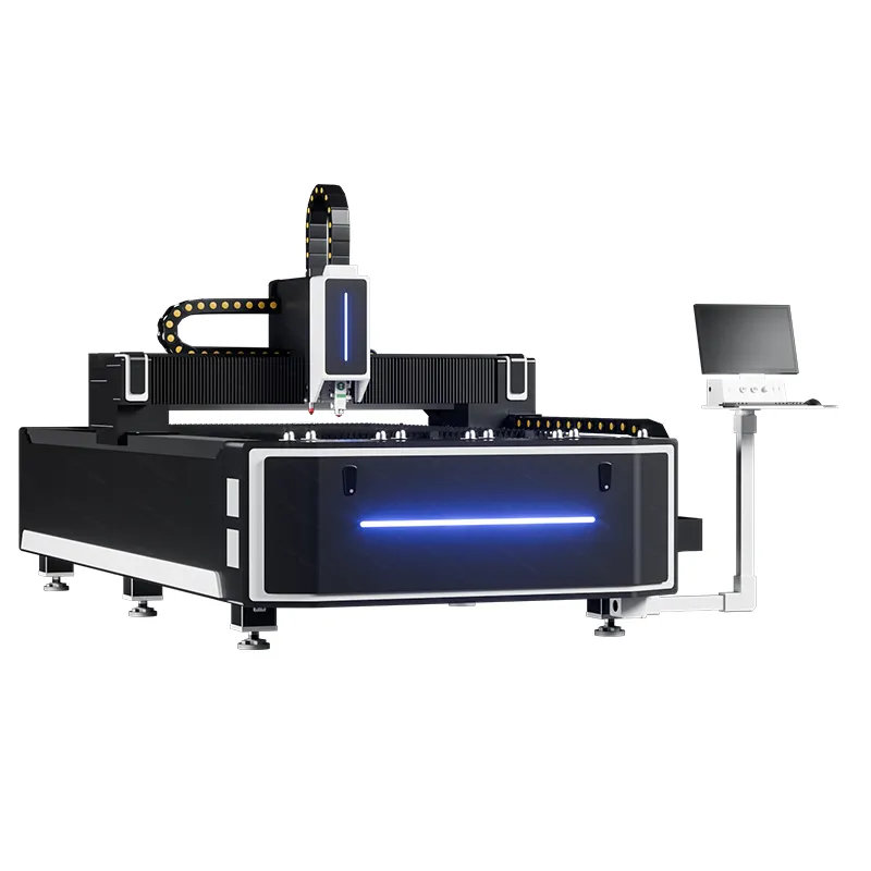 Chất lượng tốt LM-1325CF 2kw + 150 Wát sợi và CO2 máy cắt laser với hiệu suất tốc độ cao