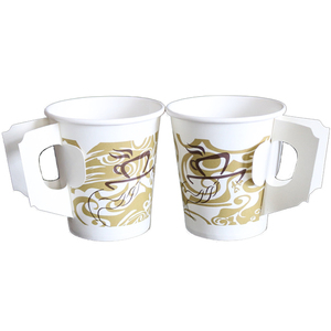 飲料の使用とハンドル付きの単層使い捨て紙コップ<span class=keywords><strong>7</strong></span> <span class=keywords><strong>OZ</strong></span>