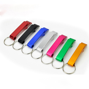 Màu Sắc Tùy Chỉnh Mini Xách Tay Pocket Kim Loại Thanh Công Cụ Mở Chai Nhôm Vòng Chìa Khóa Keychain Bia Mở Chai - Product Image 3