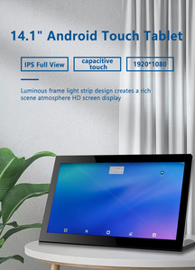 Señalización digital tipo L computadora de escritorio de 14 pulgadas pantalla LCD luz opcional Android Tablet Pc para reproducción de publicidad - Product Image 2