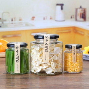 โถแก้วดองน้ำผึ้งทรงหกเหลี่ยม730มล. 180มล. 280มล. 45มล. 380มล. 500มล. มล. - Product Image 3