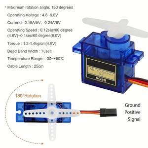 SG90 9g Mini Micro Servomotor Kit für RC Hubschrauber Roboter Arm/Hand/Walking Control Servo Türschloss Elektronische Module Kits