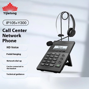 Eagaton IP105 <strong>SIP</strong> WiFi Telephone Customer Service Headset for VoIP Operators Record VoIP Phone Calls for Landline Operators - Product Image 5