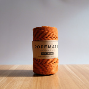Ropemate <strong>5</strong> <strong>mm</strong> 50 m <strong>3</strong> Strand Twisted Colored Macrame <strong>Cord</strong> <strong>3</strong> Ply Premium Soft Cotton Rope for Craft Artisan Project - Product Image 5