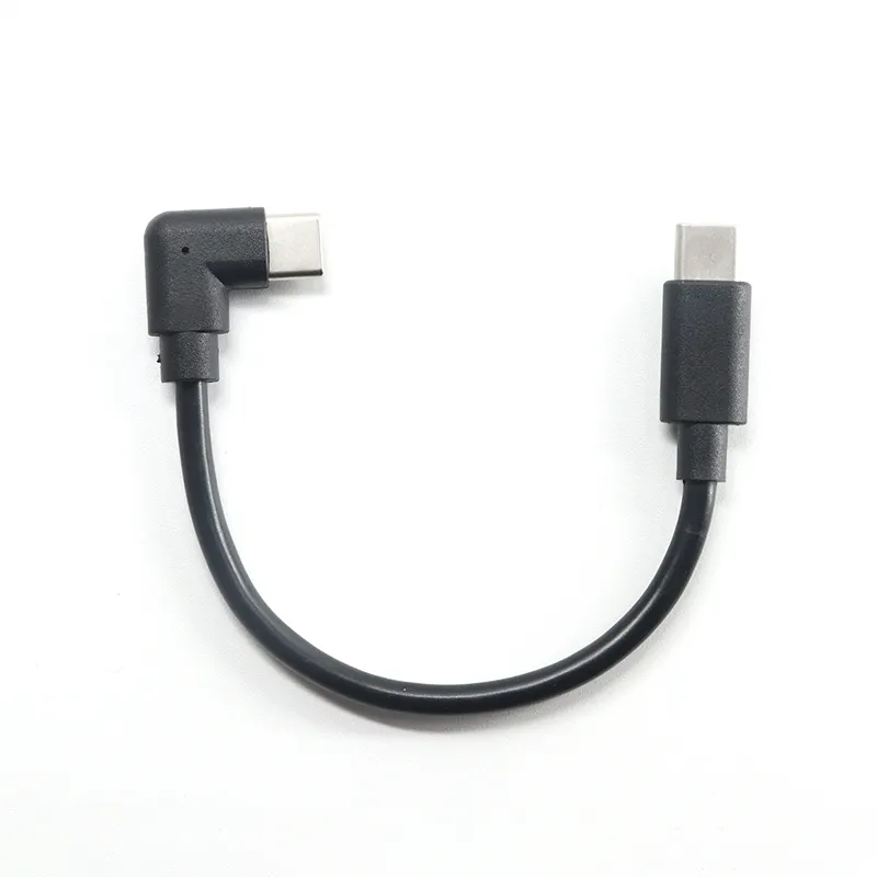 אישית 90 תואר זווית נכונה USB סוג C זכר לזכר USB C כבל עבור Nintendo מתג טעינה 10cm 30cm 50cm 100cm