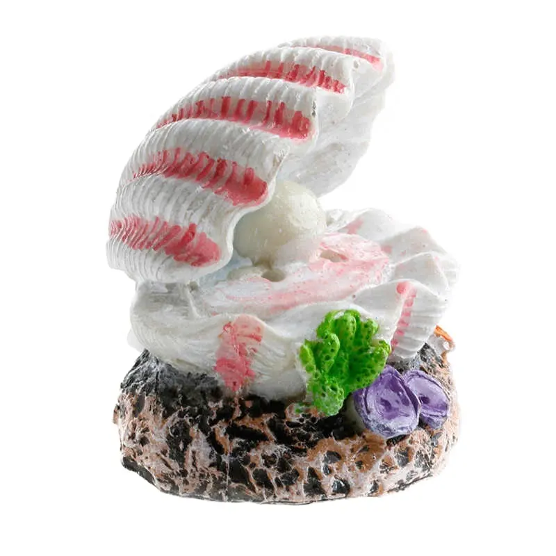 Acquario artificiale Coral Pearl Decoration Fish Tank Aerator Scenery Stone Air Bubble Ornament Aquarium