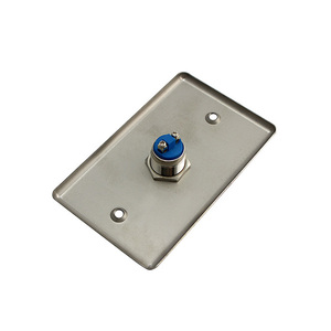 Pulsante di arresto di emergenza dell'elevatore pulsanti di accesso alla porta di controllo del pulsante di uscita in metallo interruttori a spinta aperti - Product Image 6