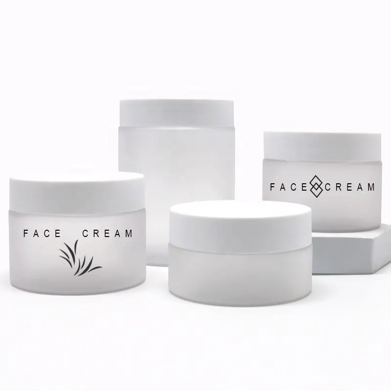 Personalizar Logotipo Matte Limpar PET Creme Jars 100g 120g 150g 200g 250g Fosco Corpo Cosmético Esfoliante Frasco De Plástico